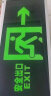 杰澜斯自发光夜光荧光消防应急疏散安全出口指示灯指示牌无需电源免接电 右向安全出口 晒单实拍图
