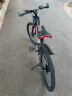 EG7山地自行车成人学生变速越野单车双减震赛车26寸青少年男女 顶配-钢架黑红色【辐条轮】 24寸21速 实拍图