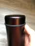 膳魔师（THERMOS）闷茶焖茶岩茶杯不锈钢保温杯便携水杯TCCG-400可刻字泡茶杯礼物 【304不锈钢】咖啡色DB 400ml 实拍图