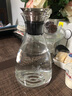 NAPPA 手工雕刻 凉水壶冷水壶玻璃水壶双层水杯茶杯饮料杯子咖啡杯套装 【星星】锥形壶 单壶 1400ml 实拍图