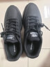 安踏男鞋运动鞋男冬季软底耐磨防泼水皮面跑步鞋减震户外休闲鞋子男 【防泼水皮面】5529-1黑/安踏白 42.5 (265mm) 实拍图