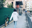 風采兔卫衣女春秋款2024新款薄款连帽潮流韩版宽松加绒上衣开衫外套潮 白灰(薄款) XL 实拍图