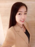 芭妃娅毛呢外套女中长款韩版冬季加棉茧形黑色呢大衣女韩国学生工作服 黑色毛呢大衣女 L 实拍图