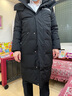 雅鹿羽绒服男中长款冬季加厚保暖过膝连帽男士外套极寒时尚休闲防寒服 实拍图