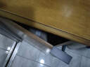 利德仕衣柜隐形拉手黑色现代极简约金色灰色抽屉橱柜门封边长门把手 【总长:80mm】黑 实拍图