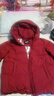 坦博尔羽绒服女短款秋冬连帽宽松保暖女士外套厚TD236356 酱紫红 170  实拍图