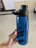 JEKO&JEKO运动水杯男士大容量运动水壶夏季骑行杯子男士健身塑料水杯孔雀蓝 实拍图