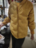 雅鹿2025新款儿童羽绒服短款男童女童宝宝羽绒内胆轻薄款洋气秋冬童装 黄色 160 实拍图