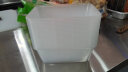 特美居一次性饭盒长方形透明塑料快餐盒加厚带盖打包盒餐具50套装1000ml 实拍图
