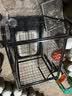 蔻丝狗笼子小型犬中型犬室内家用带厕所分离折叠免安装狗笼子柯基柴犬 黑加粗特厚方管【78*54*70】比熊 实拍图