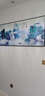 酣墨香客厅装饰画新中式挂画山水画办公室画沙发背景画风景画靠山图壁画 AM113【流水生财】 140x60cm—下单前请先了解 [黑框】+经典油画布画芯质感视觉 实拍图