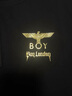 BOY LONDON【本店热销】潮牌短袖男女同款宽松休闲黑色T恤N01918 N01918 XS 此款偏大，建议拍小一码 实拍图