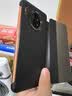 先沿 适用华为Mate30e Pro手机壳mate30保护套素皮智能休眠视窗翻盖全包防摔男 Mate30【炫酷黑】合金镜头保护圈 实拍图