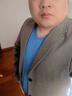 杰逊斯西装外套男春秋季2025新款青年修身职业上班商务男士休闲西服套装 咖啡色（单件西装） 5XL（185-195） 实拍图