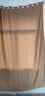 伊帘坊窗帘成品加密加厚仿亚麻棉麻纯色卧室客厅定制遮光窗帘布窗纱拼接窗帘 浅棕色 2.5米宽*2.7米高打孔式可改高度 实拍图