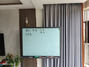京庆天创 钢化玻璃白板支架式活动黑板移动立体办公会议大黑板立式教学培训支架式带轮磁性写字板彩色玻璃 实拍图
