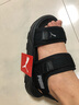 彪马（PUMA）缓震增高厚底云感防滑魔术贴凉鞋男女RS-SANDAL374862 黑色-水泥灰-02 37 实拍图