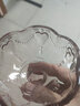 佳亿厨连 玻璃高脚杯水果汁甜品酸奶雪糕杯冰沙杯奶昔杯冰激凌杯冰淇淋杯 278粉杯+278透明杯+2个金樱花勺 实拍图