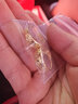 COISE银耳环妈妈女款金黄色足银耳圈耳饰实用耳钉生日礼物送长辈婆婆 妈妈银耳环 龙凤福金色耳环 实拍图