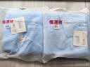 恒源祥 毛巾被100%纯棉提花夏凉被A类全棉毛毯可水洗全棉毯子透气空调被 2087-蓝色【全棉A类+抗菌】 180cm*220cm 实拍图