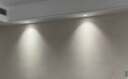 雷士照明（NVC）led家用小山丘射灯嵌入式客厅防眩小孔灯天花灯商用小桶灯 5W 暖白 铝材漆白75-85mm 实拍图