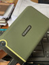 创见（Transcend）移动硬盘 USB3.1高速机械硬盘 2.5英寸高速 轻薄 便携耐用抗震保护 USB3.1 Gen1 25M3系列 军绿色 2TB 实拍图