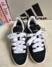 adidas GRAND COURT BASE 00s休闲麂皮板鞋男女阿迪达斯轻运动 浅灰/白色/树脂黄 36.5 实拍图