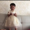 戴维贝拉（DAVE＆BELLA）女童公主裙国风婴儿宝宝裙子薄款儿童连衣裙古风夏季新款汉服童裙 黄色花朵 90cm（建议身高80-90cm） 晒单实拍图