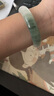 千载一玉石英岩玉手镯 女款正装金丝玉镯子天山翠镯子 浓郁飘花约59-60毫米 实拍图