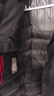 红豆【断码清仓】鹅绒羽绒服男大毛领中长款貉子毛鹅绒服加厚羽绒服 黑色 XL 180/96A 实拍图