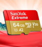 闪迪（SanDisk）64GB TF(MicroSD)内存卡 4K极速金卡A2 V30 U3行车记录仪 运动相机无人机 监控存储卡 读170MB/s 实拍图