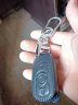 适用于别克昂科威钥匙套2021/20款精英型20T领先19款真皮钥匙包28T豪华型遥控保护套壳锁匙扣 B2黑色+扣（昂科威20T精英型/领先型） 实拍图