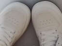 回力小白鞋女士休闲鞋韩版2025秋季百搭厚底增高纯白色爆款板鞋子女 米白（超轻厚底4CM） 37 实拍图