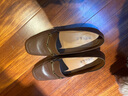 百丽（Belle）牛皮92系列乐福鞋女商场同款通勤百搭单鞋BZ521AA4预售 棕色 37 (235mm) 实拍图