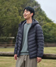 坦博尔轻薄羽绒服男短款秋冬天保暖时尚外套男士羽绒服短款 夜影蓝 XL (180) 实拍图