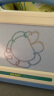 欣格 儿童画板磁性写字板可擦写 1-2-3岁男孩女孩DIY绘画涂鸦板彩色 宝宝生日礼物 婴儿早教玩具 小号蓝色 实拍图
