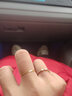 周六福黄18K金戒指女 简约彩金戒指指环生日礼物 KH016028 13号新年礼物 实拍图