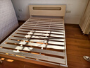 天桐居【现货闪发】床纯实木床现代简约卧室双人床大床经济单人床出租房 实木床 1.5米*2米 实拍图