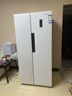 双鹿（SONLU）600升对开门冰箱 一级能效 风冷无霜 节能双变频 离子净味养鲜 大容量家用双开门电冰箱 BSE600PWS（岩白） 实拍图