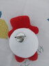 梦君宸圣诞节装饰用品发光胸针 胸章老人 雪 人熊 圣诞节礼品 红色发光雪人 实拍图