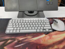 罗技（Logitech）大师系列 MX Keys Mini无线蓝牙键盘 高端办公智能背光 带接收器 商用版 浅灰色 实拍图
