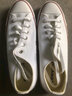 匡威（Converse）官方All Star经典帆布男女低帮休闲运动小白鞋101000 101000/白色 38 实拍图
