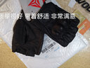 摩多狼摩托车手套真皮防风防摔舒适越野机车骑行骑士装备 半指短款[柔软真羊皮]网眼透气 XL[双指触屏灵敏] 实拍图