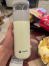 特美刻（TOMIC）茶水分离保温杯男士茶杯便携养生茶水杯车载闷茶杯泡茶杯生日礼物 【钛茶隔+陶瓷内胆】灰白色 520ml 实拍图