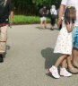 戴维贝拉（DAVE＆BELLA）女童连衣裙公主裙儿童裙子女宝夏装小女孩背心裙宝宝夏季婴儿 花朵印花 130cm（(建议身高120-130cm） 实拍图