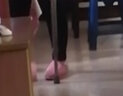 惠夫人棉拖鞋女包跟冬季室内防滑情侣居家保暖男士加绒棉鞋 灯芯绒包跟 粉色 40-41码(适合39-40码穿) 实拍图