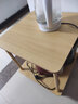 霓峰小桌子迷你客厅家用小方桌沙发边几小户型阳台茶几简易实木腿茶桌 橡胶木色【50*50*53】升级加厚款 实拍图