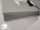 芝木轩床 双人床真皮床主卧 现代简约实木皮艺卧室家具 床+床头柜*1（颜色请备注） 1.8m*2.0m框架常规床 无三抽 实拍图