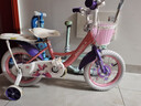 凤凰（Phoenix）儿童自行车3-5-8-10-15岁宝宝单车公主钻石浪漫粉色带辅助轮礼物 【凤凰粉系】珠光粉丨带后衣架 14寸（适合身高95-120cm） 实拍图