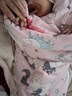 insular睡袋婴儿防踢被新生儿童纯棉豆豆毯宝宝防惊跳睡袋加厚秋冬款 粉色天马(适合0-25度） 88cm（适合0-12月宝宝） 实拍图